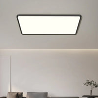 Plafonnier LED Ultra-mince Rectangulaire Minimaliste Scandinave Moderne en Acrylique