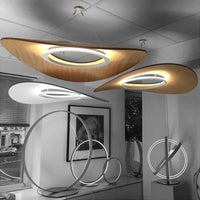 Lustre Minimaliste Moderne en Bois - Design Danois