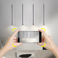 Suspension LED Art Créatif - Long Tube Lumineux