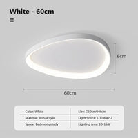 Plafonnier LED nordique au design épuré