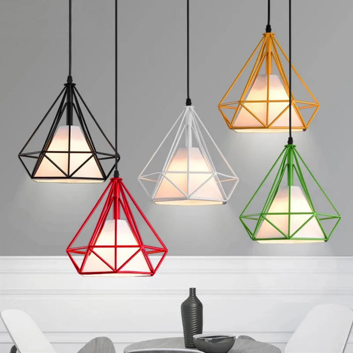 Lustre Cage à Oiseaux Moderne Loft