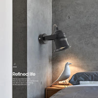 Applique Murale Rétro 2 en 1 en Aluminium avec Éclairage LED - Style Moderne