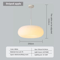 Suspension LED "Nordic Stripes Cream & Apples"