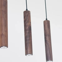 Suspension LED Grain de Bois - Style Nordique Moderne