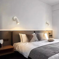 Applique Murale LED Nordique Double Tête Rotative pour Lecture et Étude - Lumières Brillantes