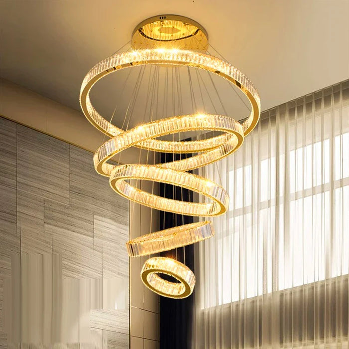 Lustre de Maison Moderne en Cristal de Luxe