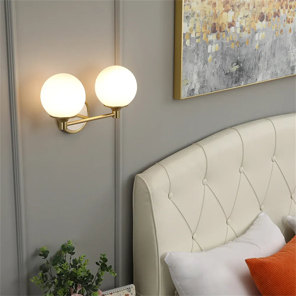 Applique Murale Design Double Tête LED Déco
