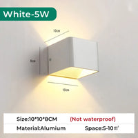 Applique RGB Tuya Smart LED étanche avec capteur de mouvement