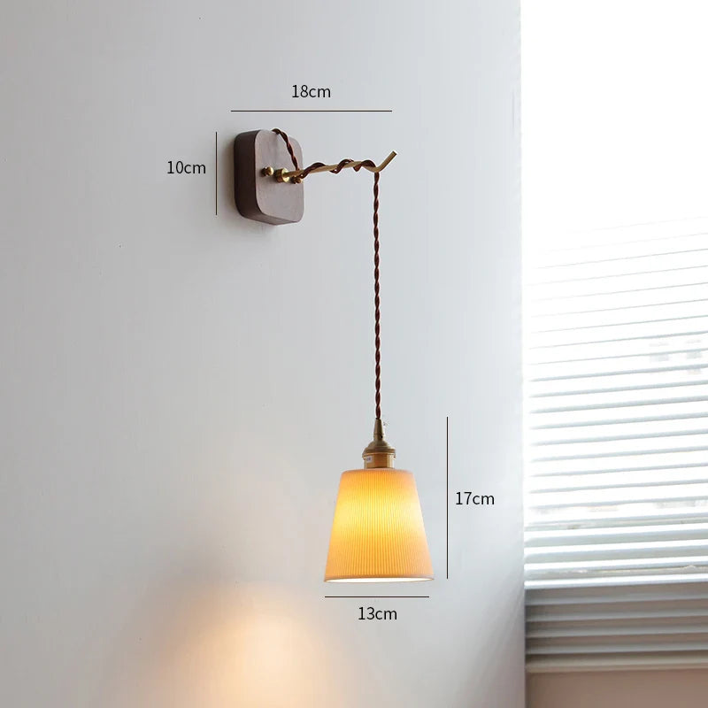 Applique murale noyer pour un intérieur moderne