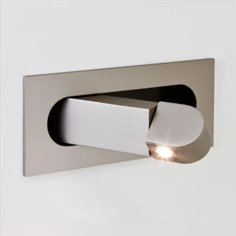 Applique murale LED pliante design moderne pour hôtel avec angle ajustable