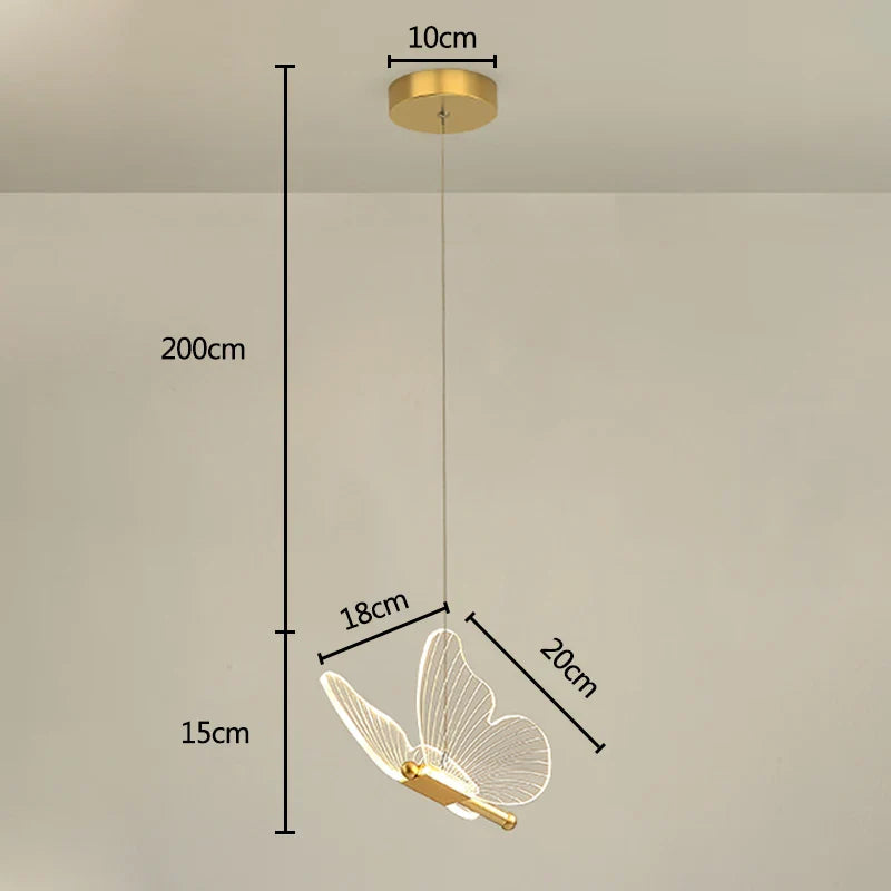 Suspension LED moderne en acrylique avec 3 couleurs - LuminaBloc™