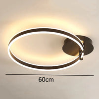 Plafonnier LED intelligent nordique pour une décoration de maison moderne.