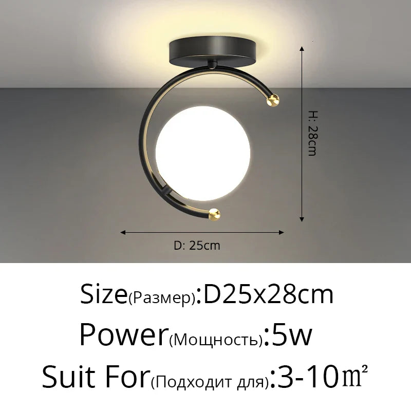 Lustre LED Nordique Intérieur - Décor et Éclairage Trendy
