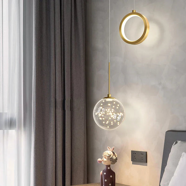 Lustre Étoilé LED Minimaliste de Luxe Scandinave Moderne
