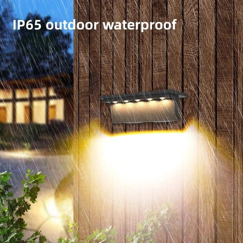 Lot de 2 Lampes Solaires Extérieures 5 LED Étanche Intelligentes -