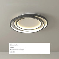 Plafonnier LED nordique moderne pour chambre, salle à manger, cuisine - noir et blanc
