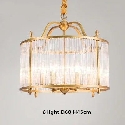 Lustre Moderne en Cuivre avec Tubes de Verre - 2 Modèles Exclusifs