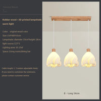 Suspension LED en verre au design nordique contemporain