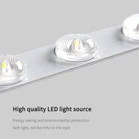 Lampe de plafond LED en bois carrée - Design minimaliste et moderne