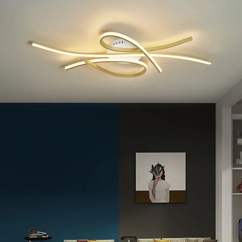 Plafonnier LED moderne pour hôtel et intérieur - Luxe illuminé