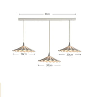 Suspension LED 30 cm Blanc: Design Japonais en Céramique