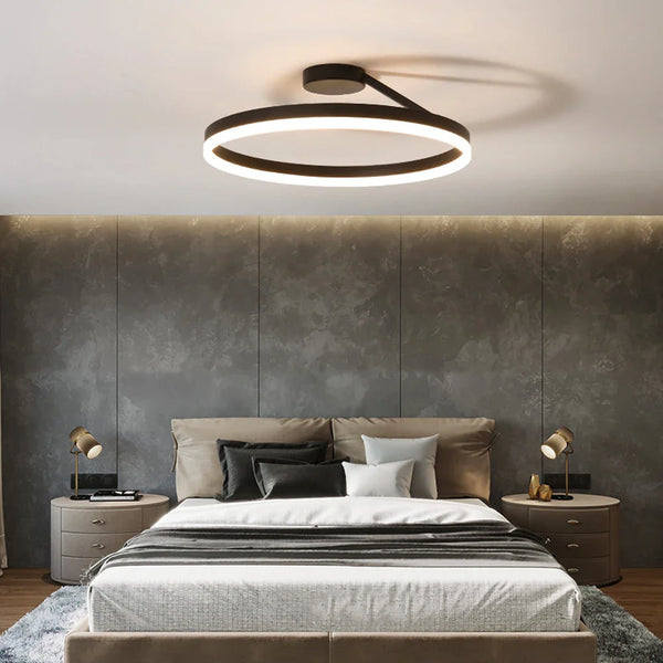 Lustre LED Anello: Design Épuré et Polyvalent