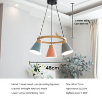 Lampe suspension nordique Macaron modernisée