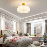 Lustre de Luxe en Verre Rond 2022 - Éclairage Décoratif Prestigieux