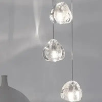 Lustre en cristal rotatif pour un design élégant et moderne
