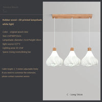 Suspension LED en verre au design nordique contemporain