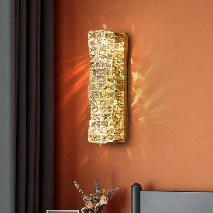 Applique murale en cristal de designer contemporain