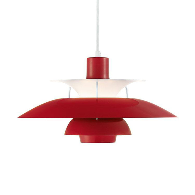 Suspension LED Coen avec abat-jours métalliques innovants