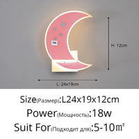 Applique murale LED Lune - Élégance moderne et minimaliste avec chargeur USB