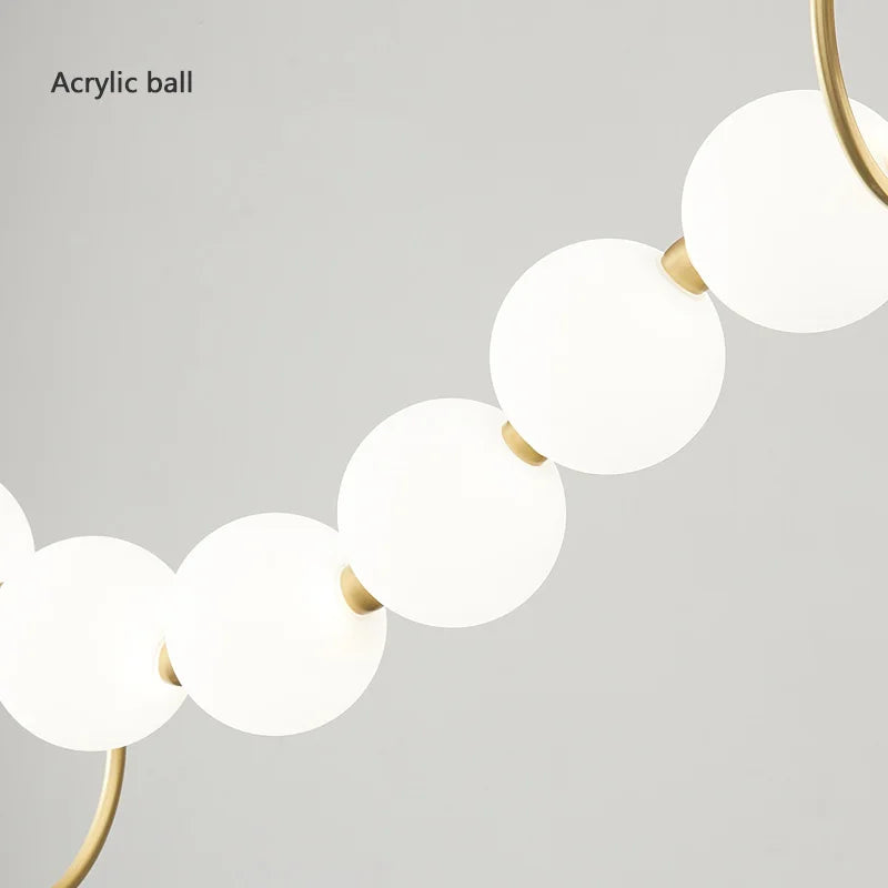 Lustre LED Design Arrondi