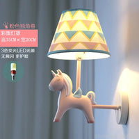 Applique Murale Licorne LED - Décor Nordique Anime