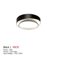 Plafonnier LED moderne circulaire avec télécommande - Marque XYZ