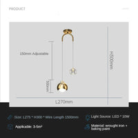 Éclairage de suspension LED pour chambre à coucher - Style Moderne et Élégant