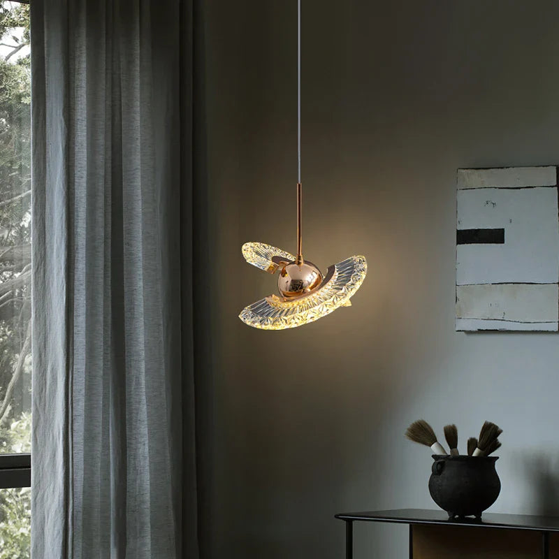 Lustre de luxe moderne à tête unique