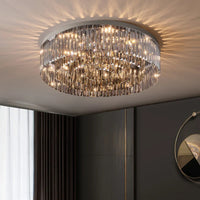 Lustre en Cristal LED de Luxe pour Décoration Intérieure Prestigieuse