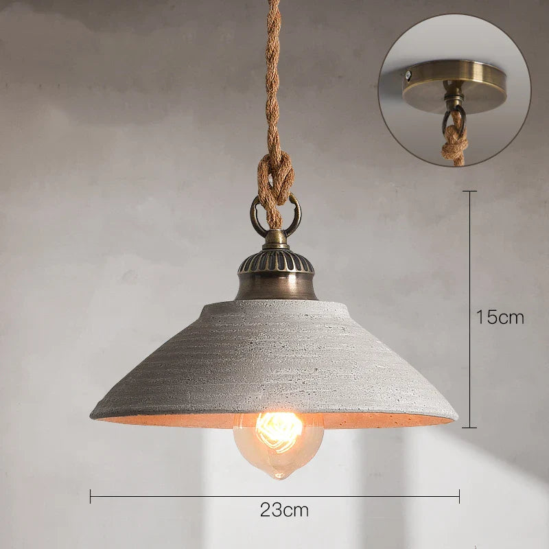 Suspension Fleur Vintage Style Loft en Céramique