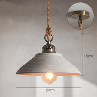 Suspension Fleur Vintage Style Loft en Céramique