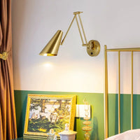 Applique murale LED SwingLight : bras télescopique, interrupteur intégré, design intérieur unique