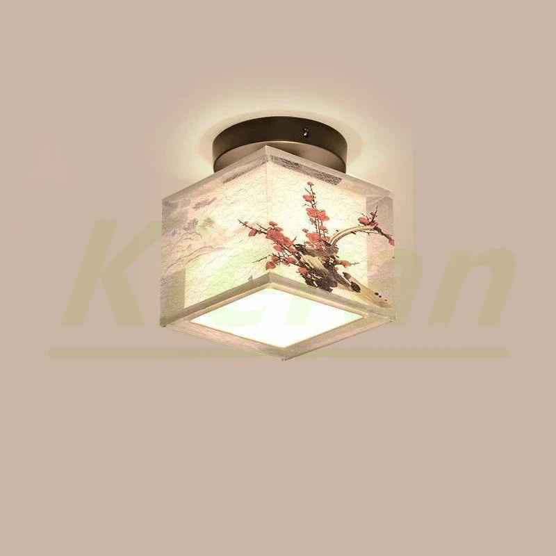 Plafonnier LED Moderne Lotus Oiseau pour Hôtel KTV
