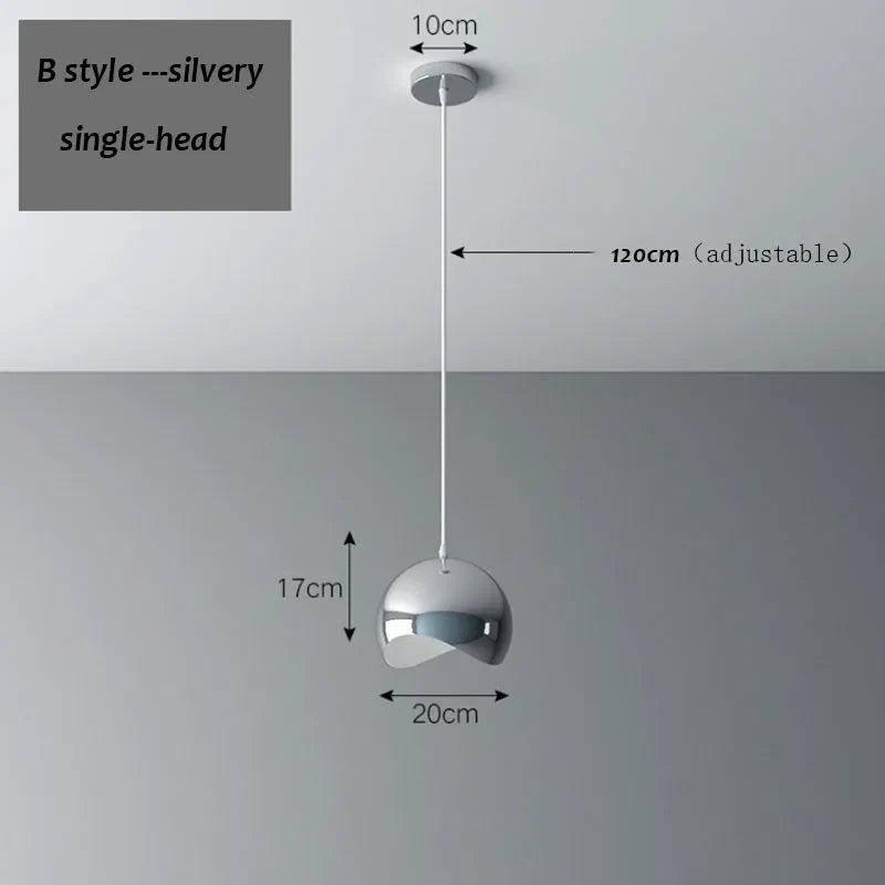 Suspension LED élégante à triple tête