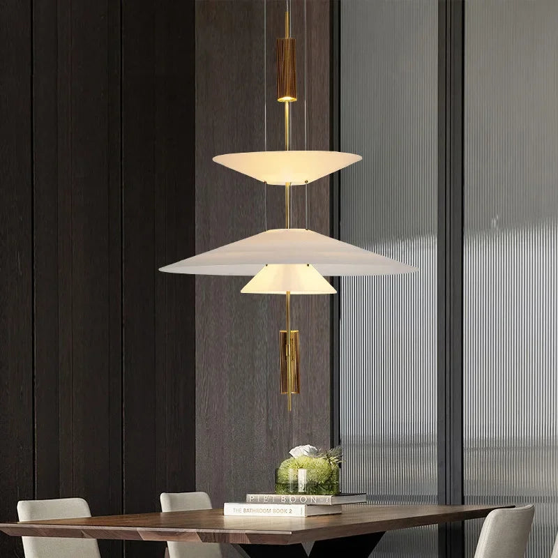Sandyha Lustre Style Soucoupe Volante LED Moderne pour Décoration Intérieure