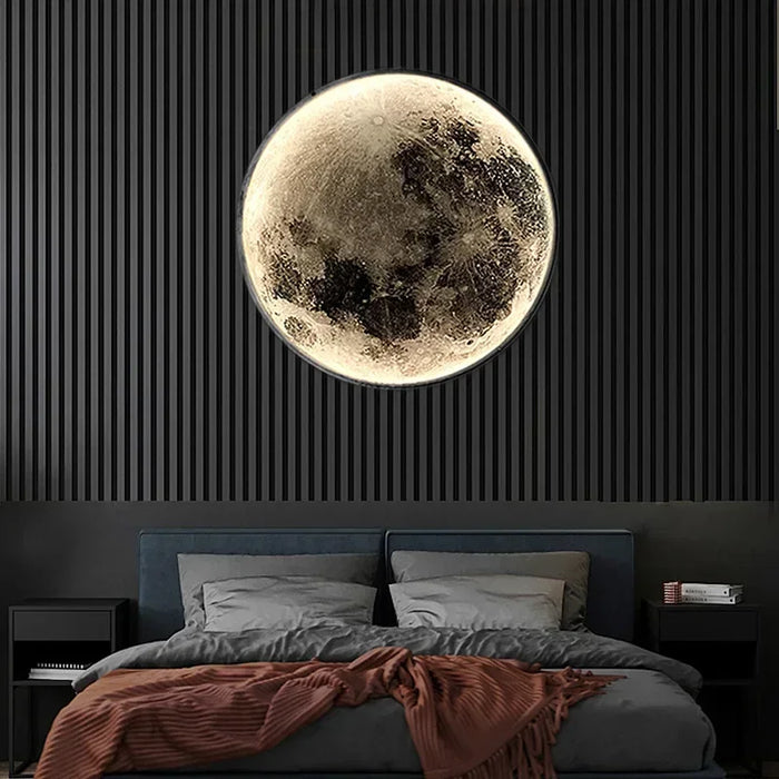 Applique murale LED "Lune Créative" pour une décoration intérieure unique