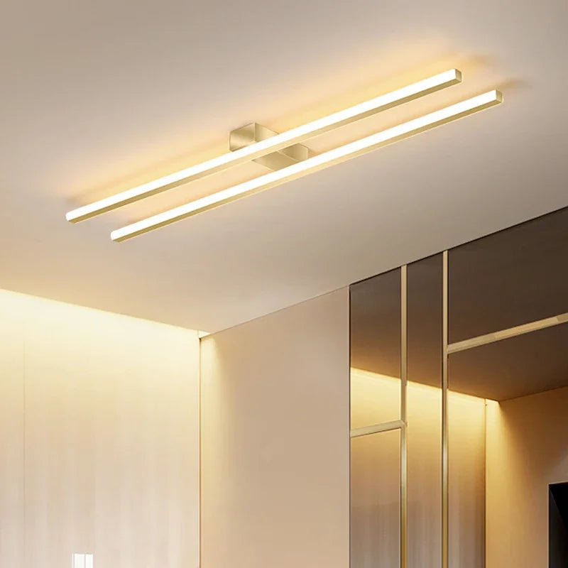 Plafonnier LED Nordique à Barre Longue