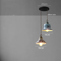 Suspension LED en céramique contemporaine minimaliste