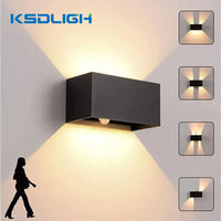 Applique RGB Tuya Smart LED étanche avec capteur de mouvement