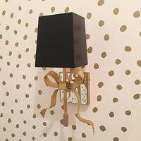 Applique murale en laiton en forme de nœud pour une touche de rêverie dans la chambre d'enfant